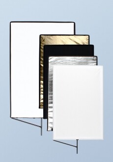 플랙 멀티 반사판 FRM 67 (60 x 75 cm), 확산막 + 4색 반사판